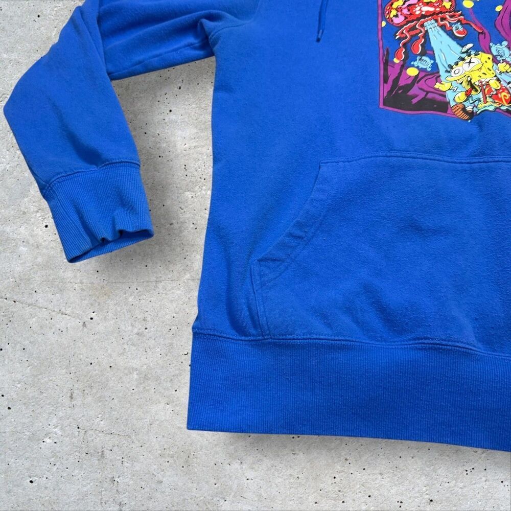 Spongebob Squarepants Nickelodeon Hoodie Mens Medium Not Afraid To Be Square - Picture 5 of 11